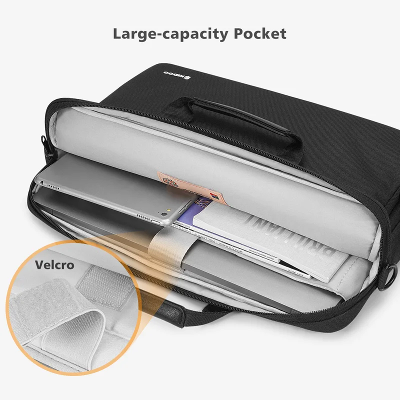 NIDOO-funda multiusos para ordenador portátil, bolso de hombro para Macbook Air Pro, 13, 14 y 15,6 pulgadas