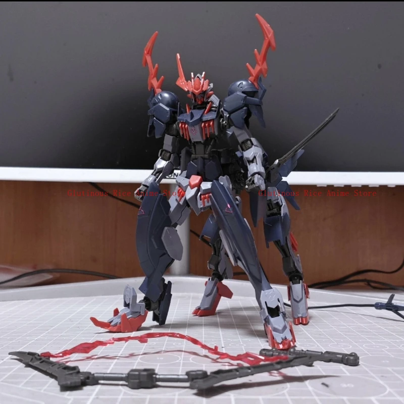 In stock Bandai – Genuine Gundam Model Kit HG 1/144 Animated Figurine Gundam Barbataurus Gunpla Collection Action Toys for Kids