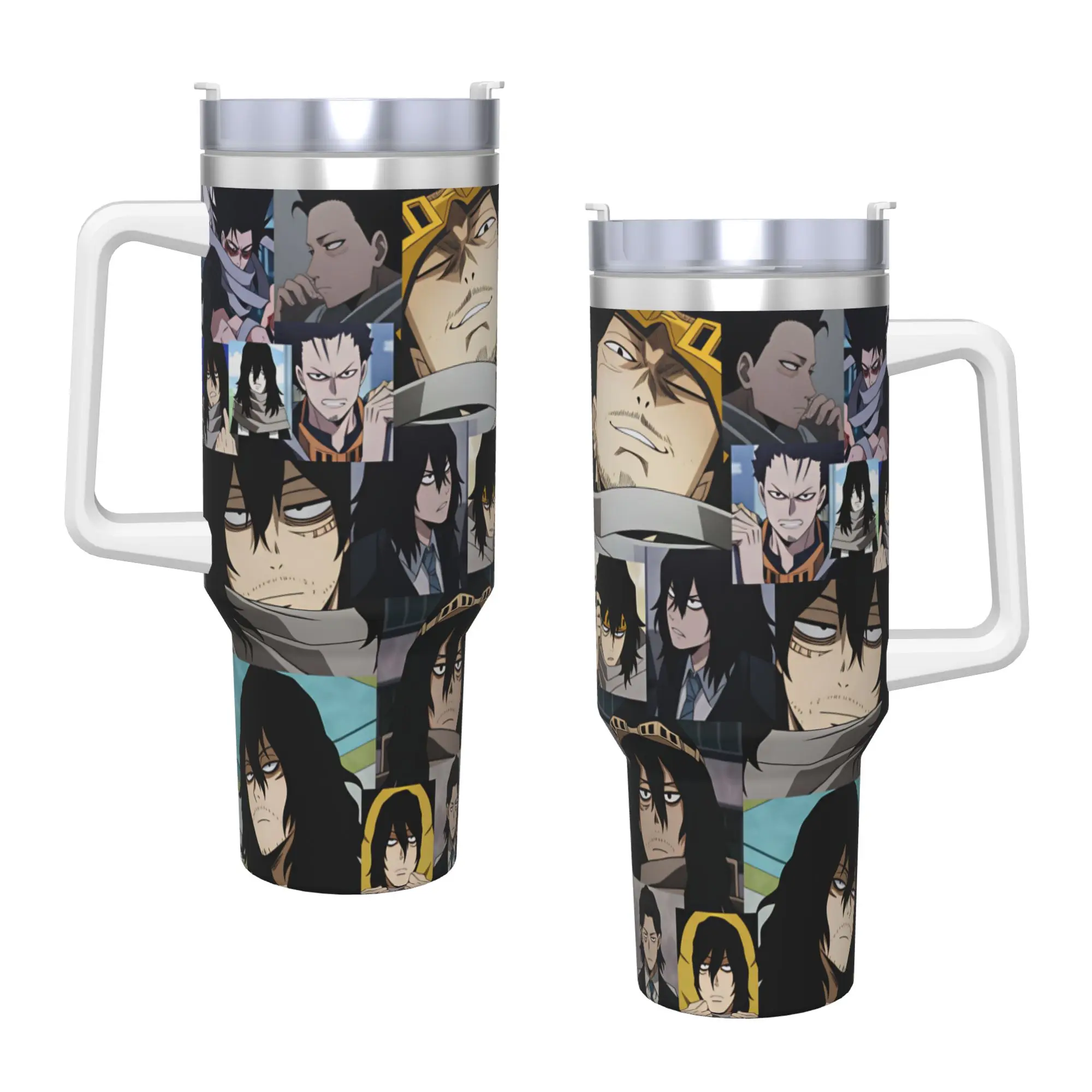 Aizawa Shota  Stainless Steel Tumbler  Driving Car Mugs Large Thermal Cups Insulated Hot Drinks Milk Tea Water Bottle