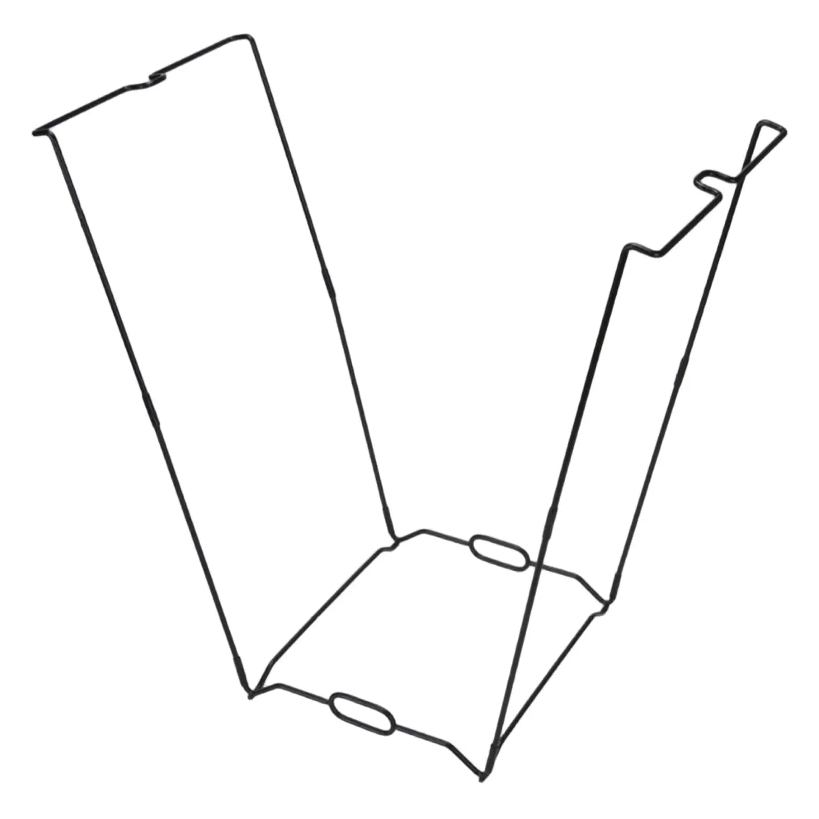Metal Trash Bag Holder Stand Large Foldable Outdoor Garbage Bag Frame for Camping Yard Lawn Leaf Waste Collection