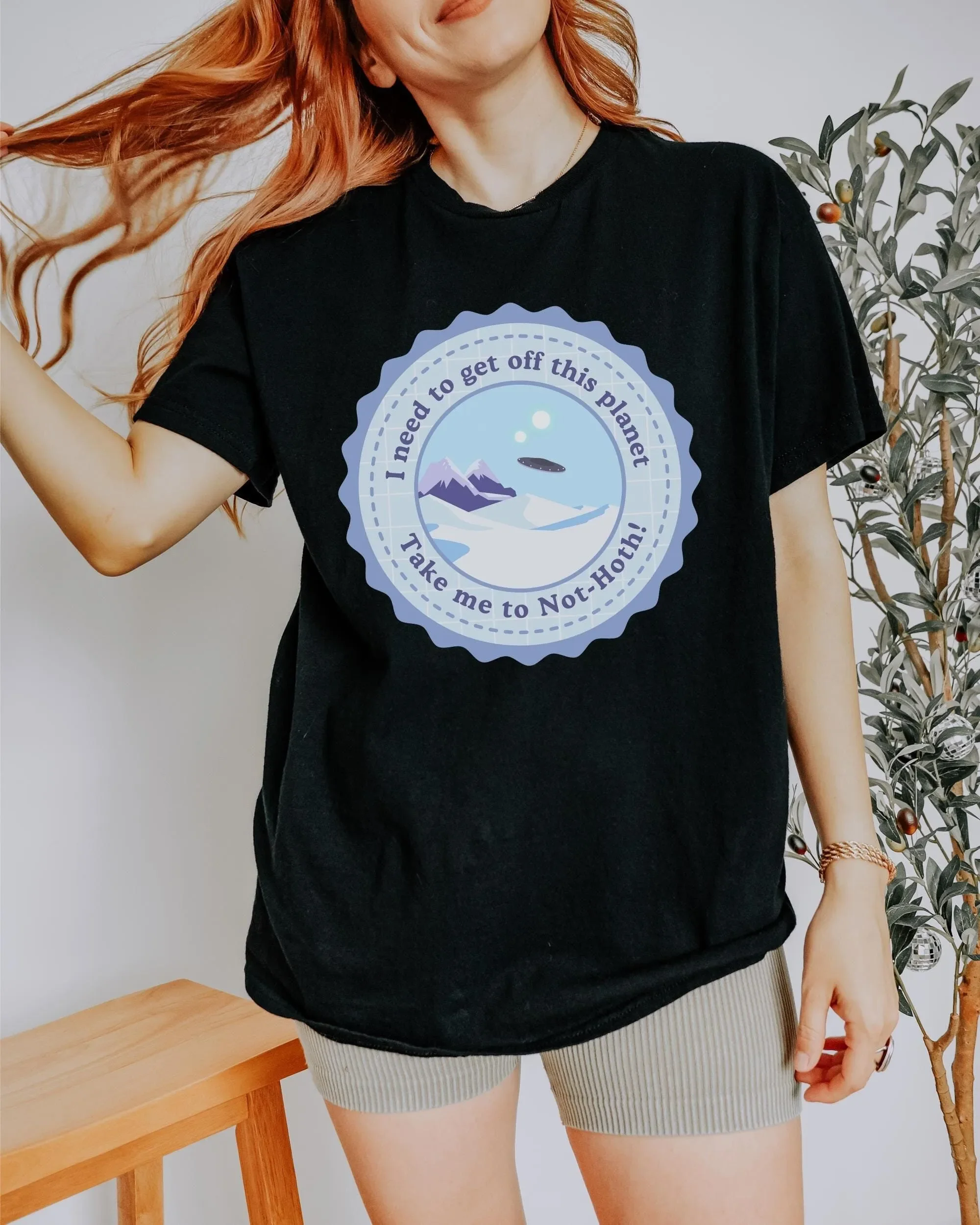 

Футболка «Я нужно, чтобы снять эту планету «Возьмите меня, а не гон», неофициальный рубиновый диксон, товары «Ледяные барварицы»