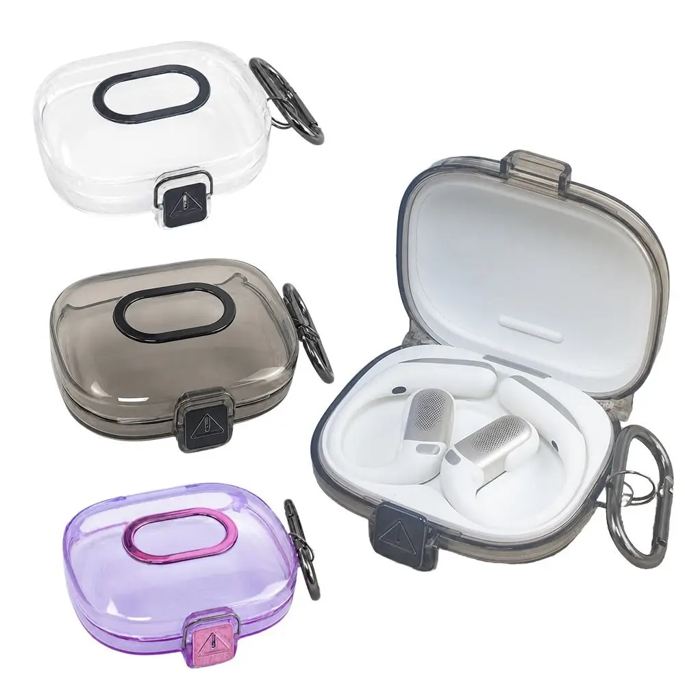 Durable Soft TPU Clear Case Anti Scratch Shockproof Earbuds Cover Protective Case for Shokz OpenFit Pro