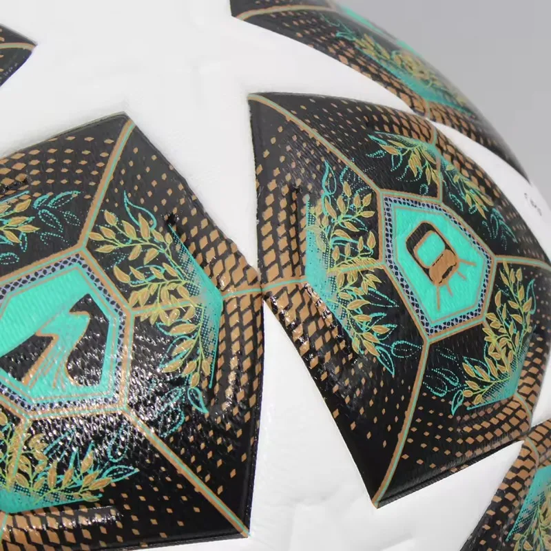 High Quality Match Soccer Ball Size 5 Youth/Adult Football Wear-esistant High Elasticity Seamless Thermal Adhesion League Ball
