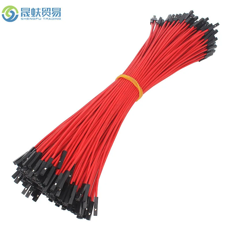 Two-End Plug-inPDupont Line Black Red Yellow Blue4Color about20cm 22AWGLarge Current2AFemale to Female Extension Cable