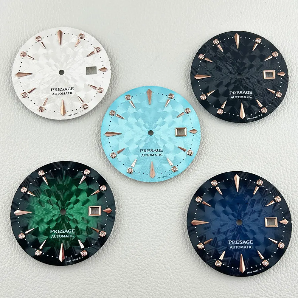 Циферблат PRESAGE S 35 мм и 28,5 мм для автоматических механизмов NH35 NH36 WatchMods Индивидуальные часы
