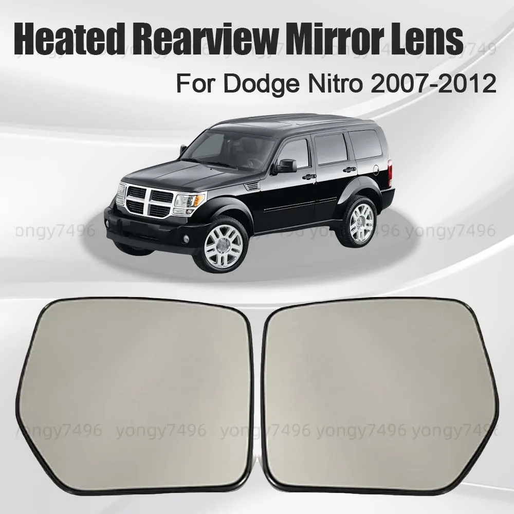 

Car Wide Angle Heated Rearview Mirror Lens For Dodge Nitro 2007 2008 2009 2010 2011 2012 Car Rearview Accessories Exterior
