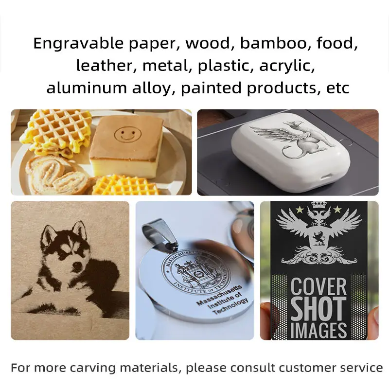 D2 PRO infrared Engraver DIY Mini Etcher Portable High Precision Engraving for Wood Metal Leather