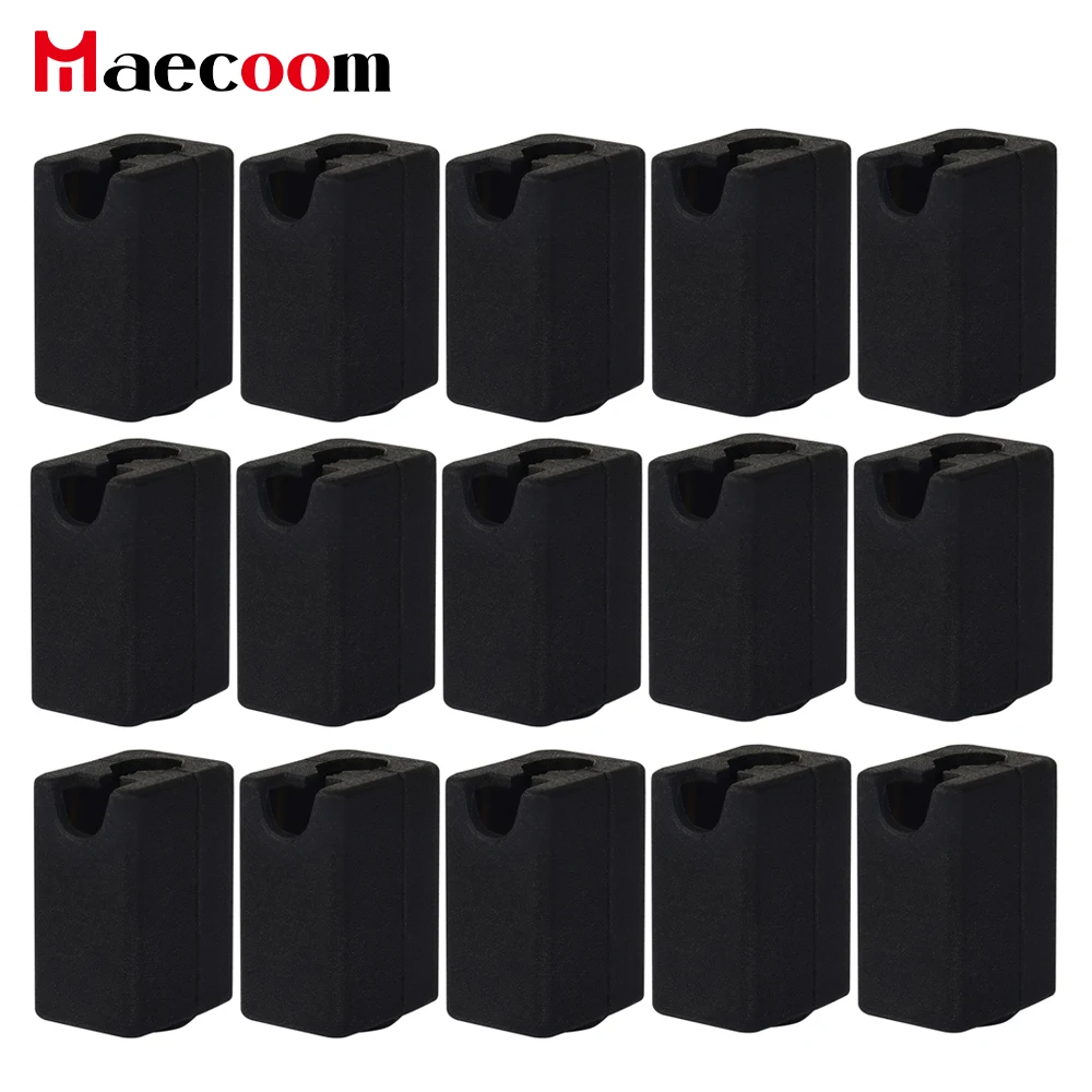 

10/20/30 шт. силиконовые носки для Elegoo Neptune 4 Plus, крышка блока обогревателя, теплоизоляционный чехол Hotend для Neptune 4 Max, черный цвет