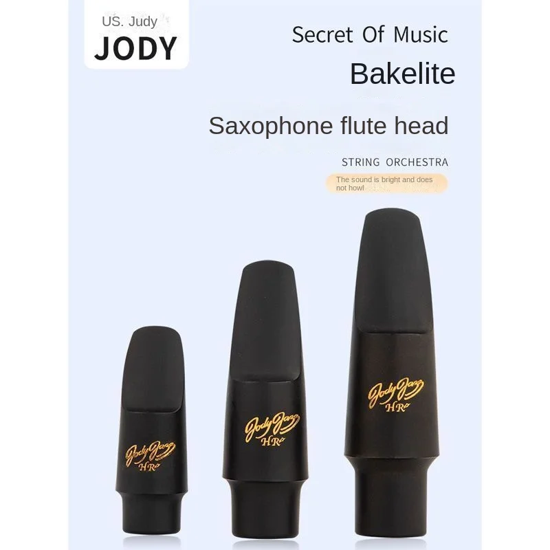 Jodyjazz/Judy Alto Tenor Saxophone Bakelite Flute Head HR/Jazz Popular Saxophone Matching Accessories