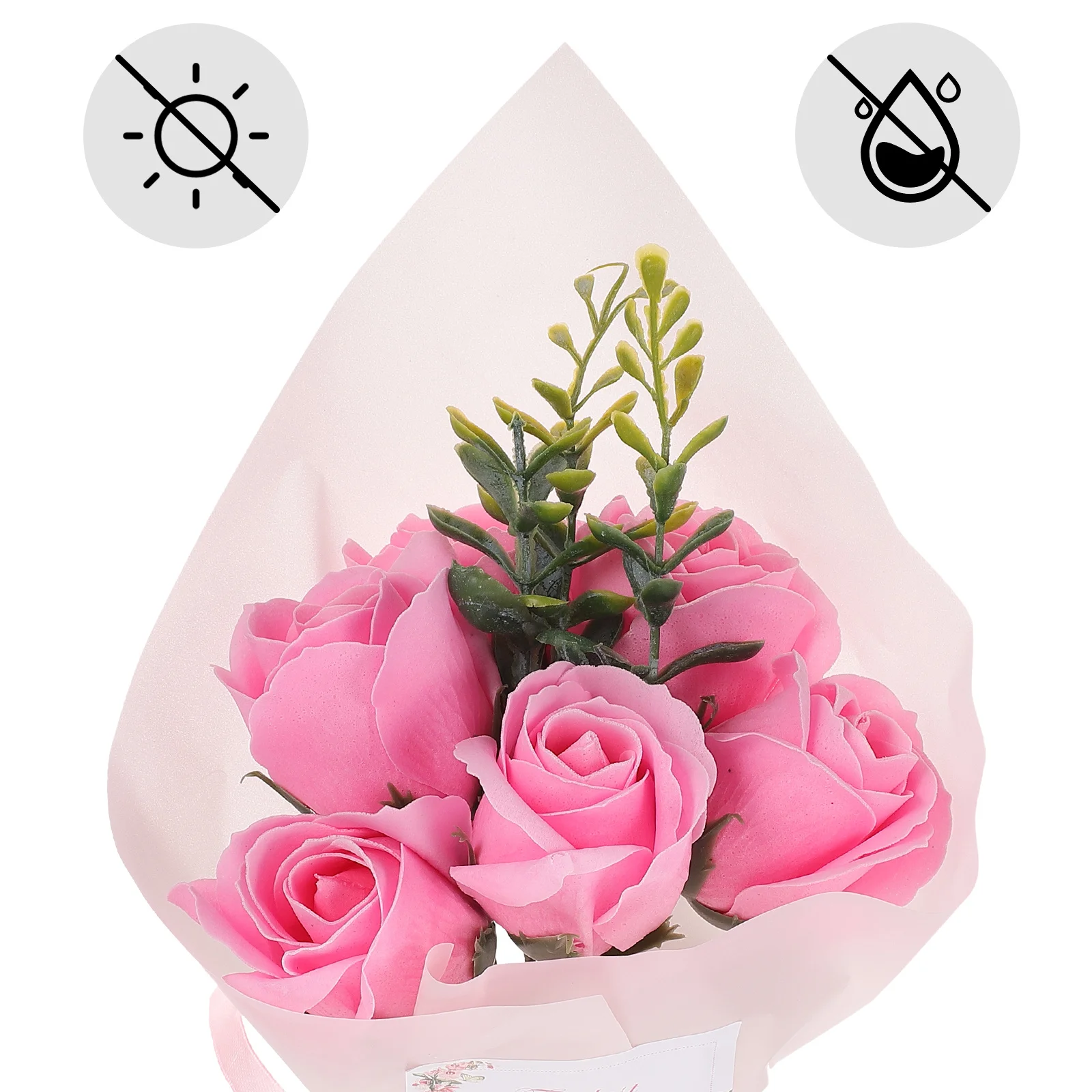 

Soap Rose Bouquet High-Quality Artificial Flower Arrangement Long Lasting Gift For Valentine'S Day Birthday Home Decor Surprise