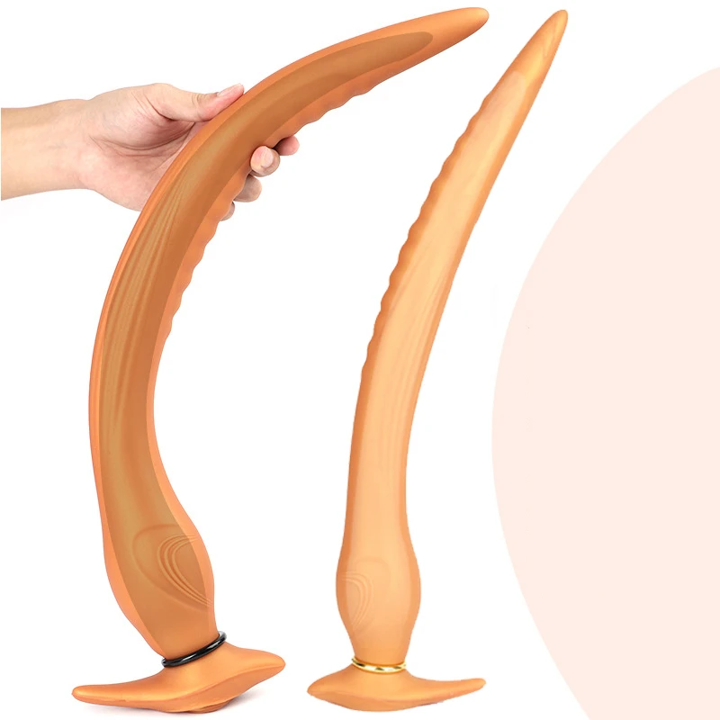 Inflatable Dildo Anal Pump 26-55cm Long Butt Plug Silicone Vagina Extender Sex Toy Middle Hollow Buttplug Men Vaginal Dilator