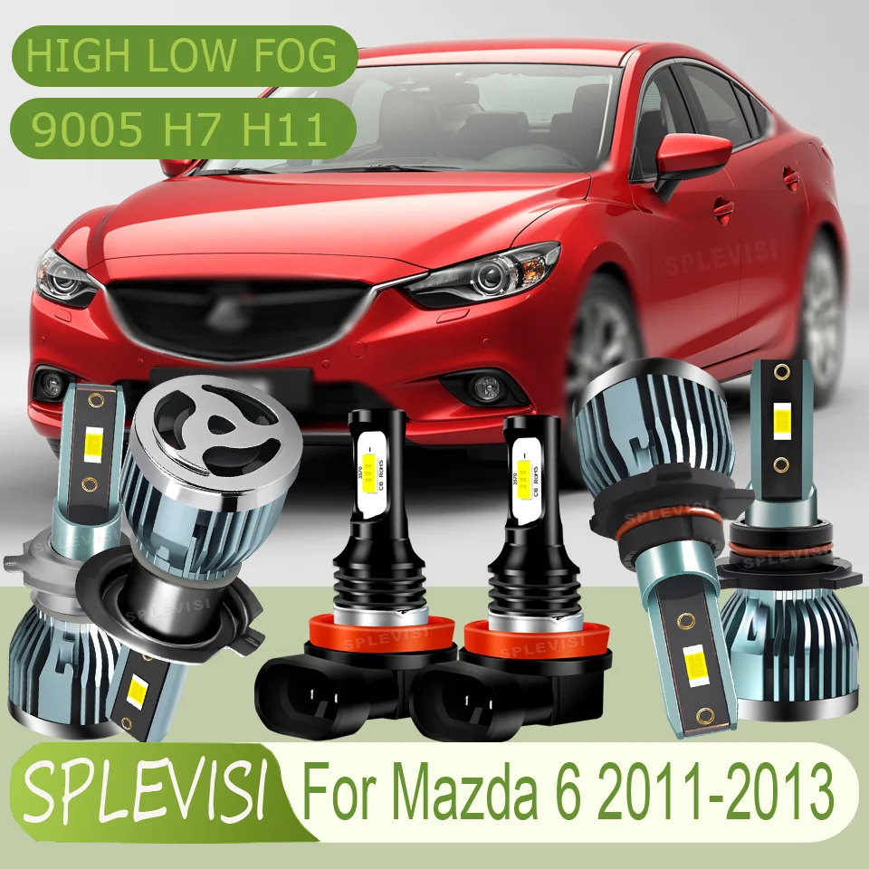 

Waterproof All-Aluminum Housing Lightweight & Strong LED Headlight foglight For Mazda 6 2011 2012 2013 / Mazda 3 2004 2005 2006