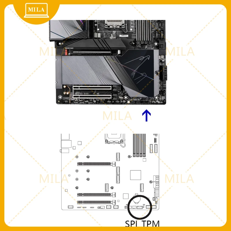 Per modulo GIGABYTE GC-TPM2.0 SPI V2