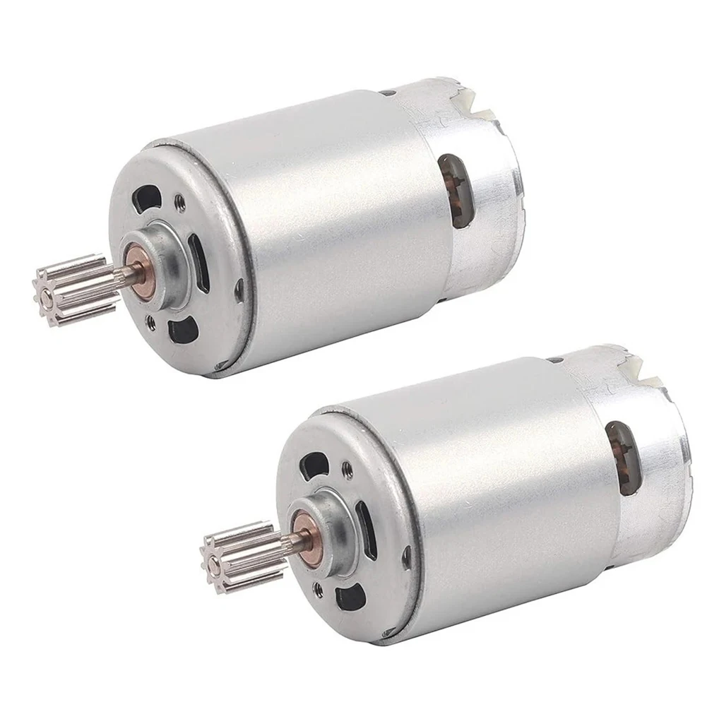 

2 Pcs 550 24V 40000RPM Electric Motor For Kids Ride On Car, RS550 24 Volt Motor High Speed Motor Electric Drive Motor