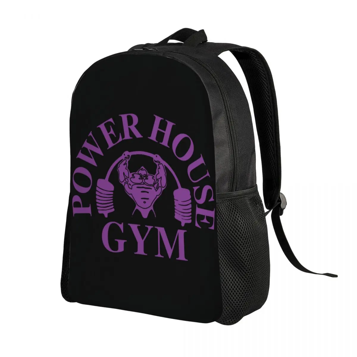 Custom  Powerhouse Gym Backpack for Boys Girls Fitness Building Muscle College School Travel Bags Bookbag Fits 15 Inch Laptop