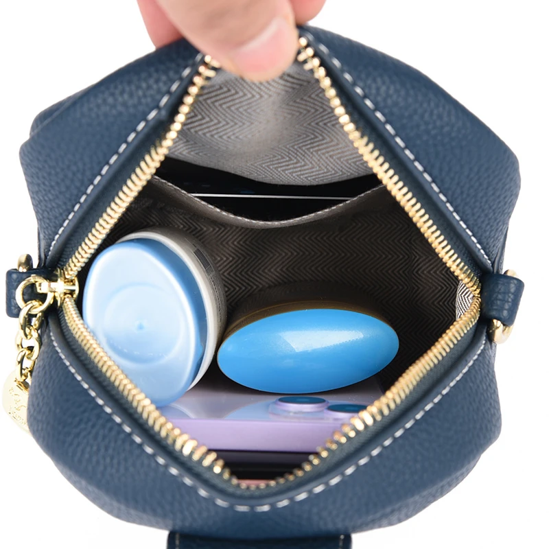 New Elegant Shoulder Bag for Women High Quality Leather Crossbody Bags Designer Small phone bag Ladies Purses and Handbags Sac