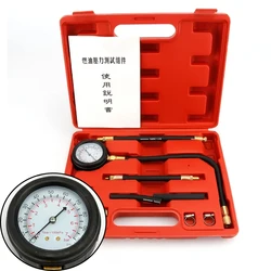 9Pcs Automotive Fuel Pressure Gauge Pressure Testing Tool 0-100psi Car Diagnostic Tool Car Detector