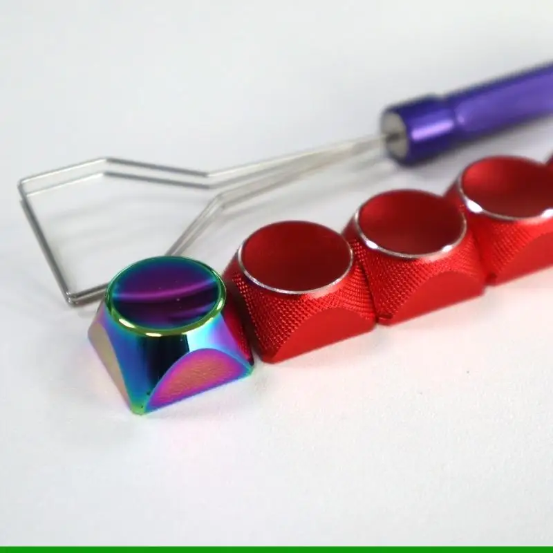 U55C XDA Высота Механическая клавиатура Колпачки для клавиш из алюминиевого сплава с градиентом для клавиши C