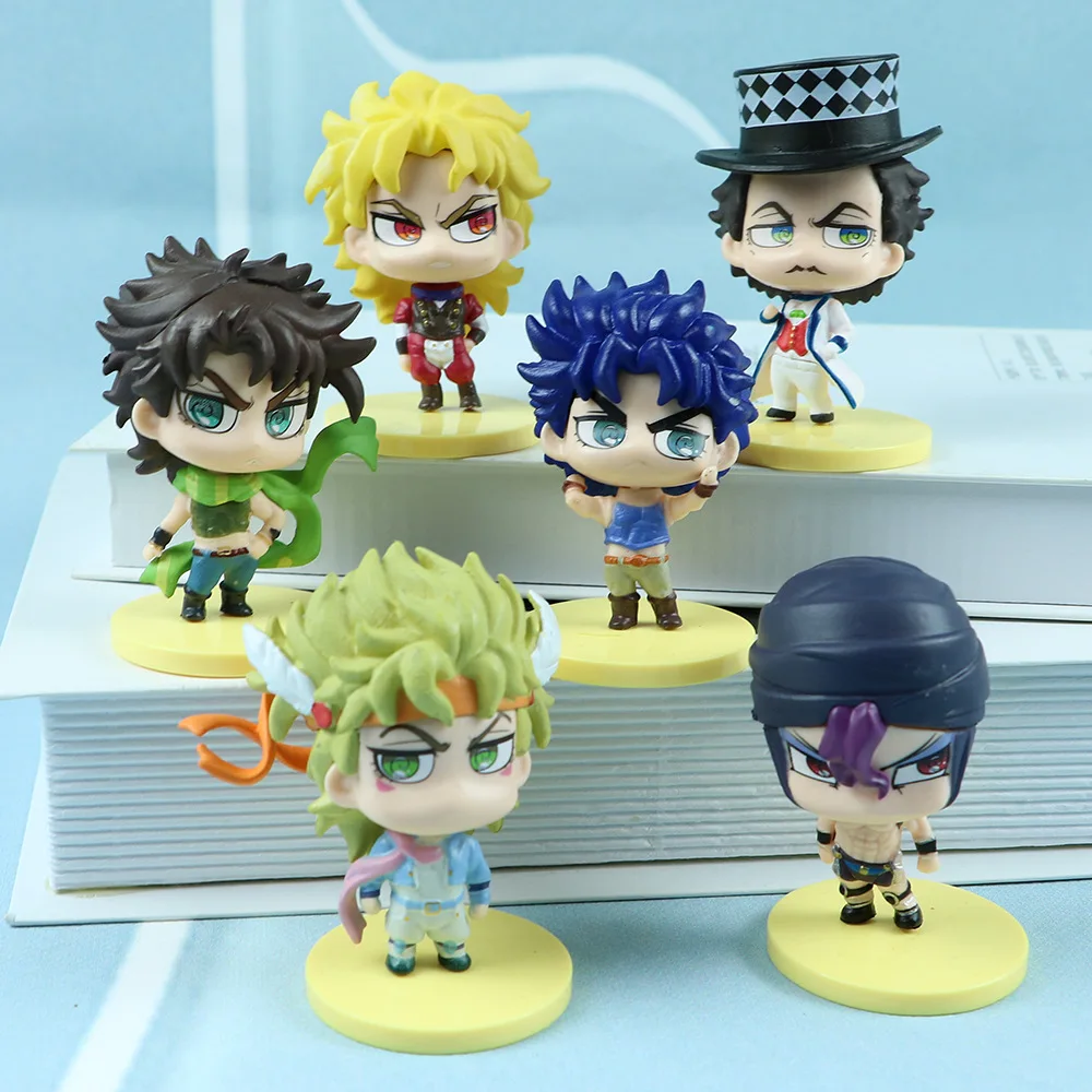 Kawaii Anime Jojo's Bizarre Adventure Pvc Model Battle Tendency Jonathan Joestar Action Figures Statue Collection Boy Gift Toy