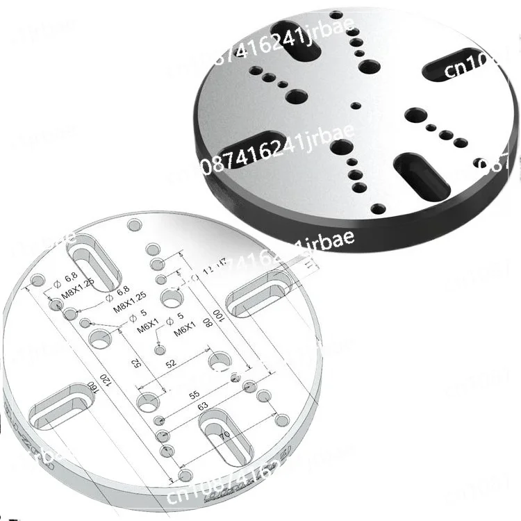 

1pc CNC Four Axis and Five Axis Special Fixture with Soft Claw Double Clamping Self Centering Precision Vise