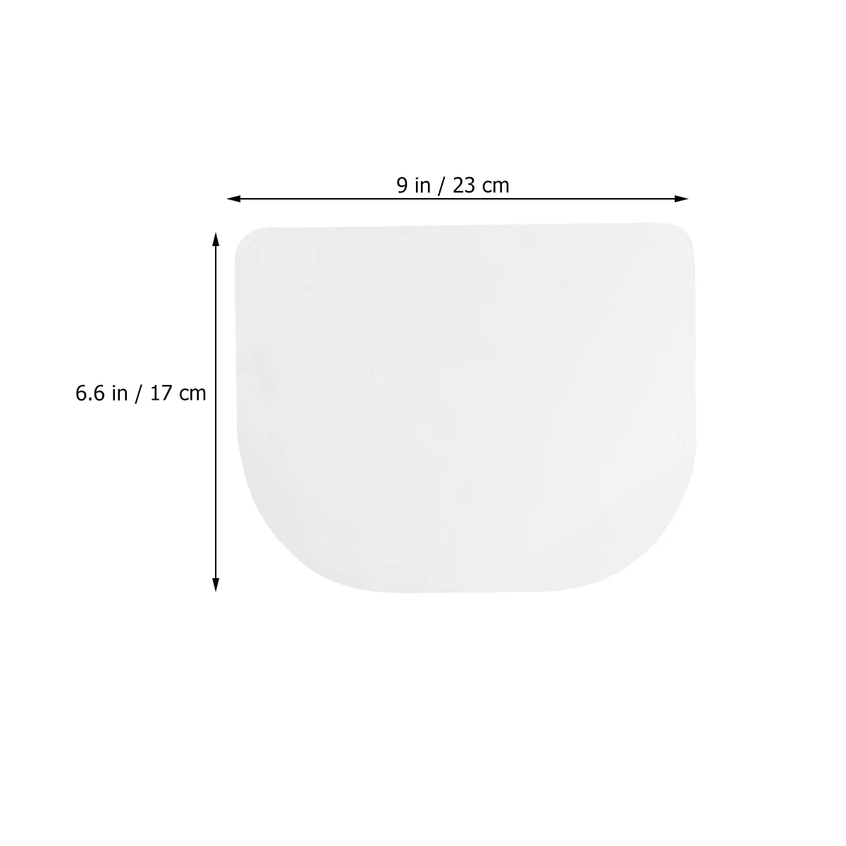 مكافحة ترشيش الزيت روزي الإطار 24*20.5 سنتيمتر مزدوجة الوجهين مكافحة الضباب الطبخ قناع الوجه حامي لاستخدام المطبخ #5