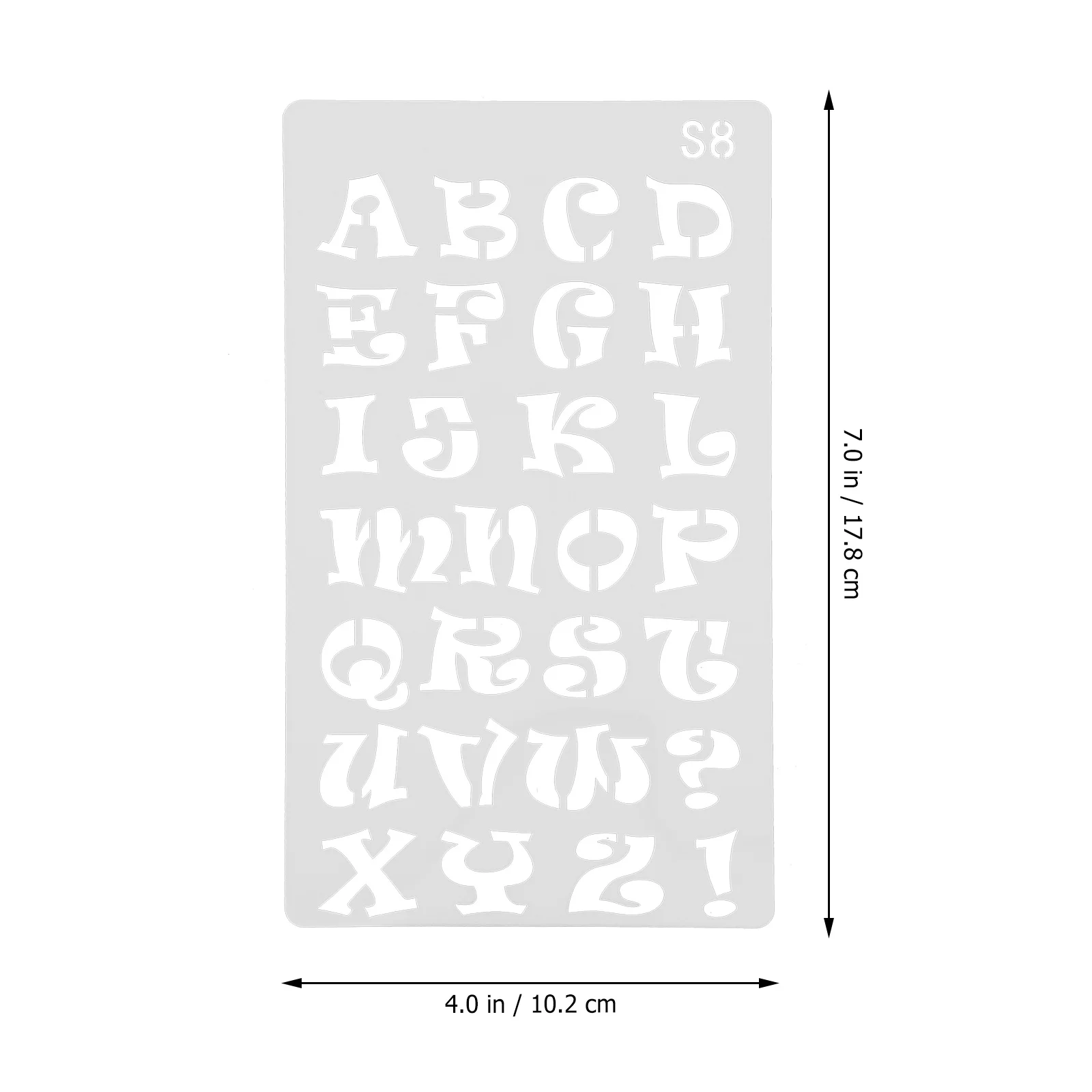 

24pcs Painting Template Stencil Alphabet Number Set Hollow Diy Drawing Tool For Kids Adults Craft Journal Scrapbook Planner Art