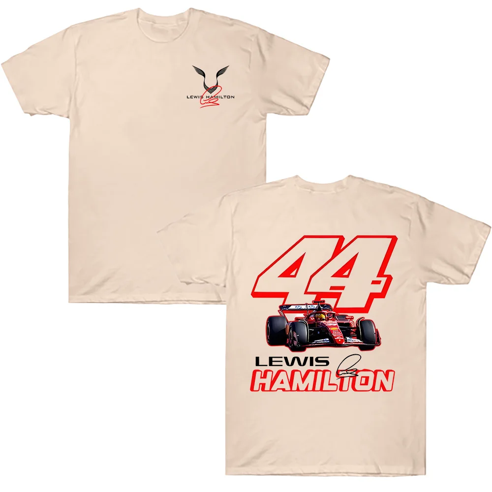 2026 New Model Lewis Hamilton Racing Car 44 Number High-quality Comfortable Casual Printed Men's T-shirt - view 5
