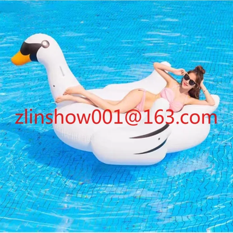 Swimming pool floating water inflatable floating row floating bed