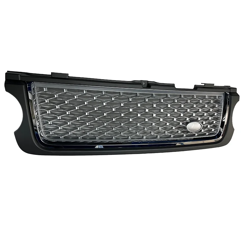 Racing Grills For 2010 Range Rover Executive L322 5.0 Supercharged Front Bumper Grille Grill Gray Edges - view 3