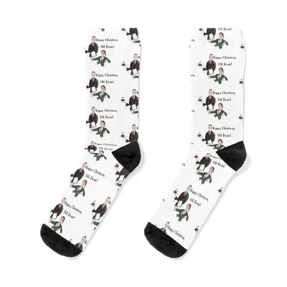 

The Jolly Yule-Tide Spirit, P.G. Wodehouse Jeeves and Wooster Socks christmass gift gym Socks Women Men's