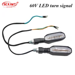 60V LED motorcycle turn signal suitable for electric vehicle turning modification  turning signal