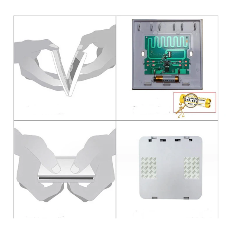 Factory OEM/ODM control board PCBA is suitable for 433/315MHZ wireless remote control switch RF remote control emission