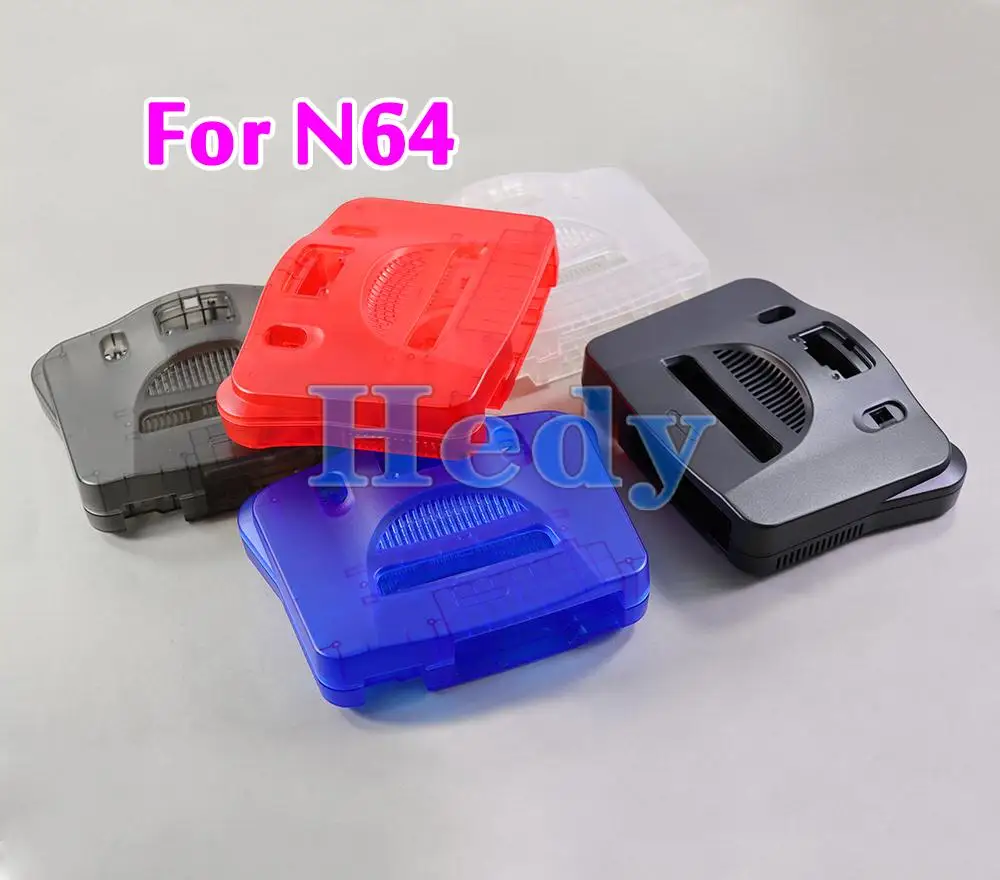 

1set RetroScaler Translucent Replacement For N64 Shell Case Compatible All Region For Nintendo N64 Console Button Screwdriver