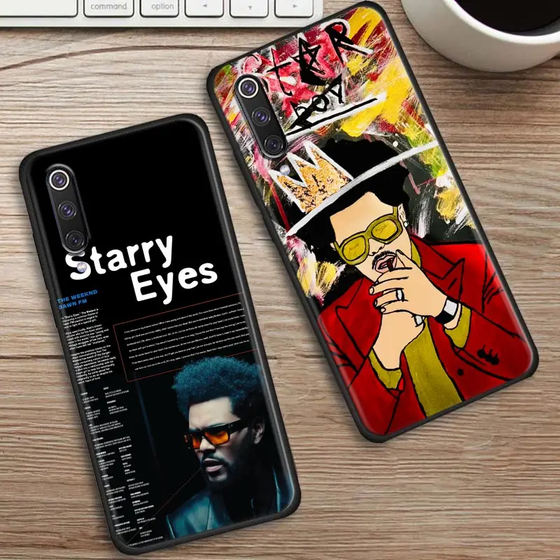 Singer The Weeknd Minimalist Poster Phone Case For Xiaomi 14 13 12 12T 11 11T 10T POCO M6 M5 M4 M3 X5 X4 X3 F6 F5 F4 F3 TPU Case