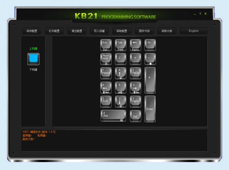 NIZ backlit Numpad 21 Keys one hand gaming topre 45g mini keypad fast computing programmable media control HIFI PC gamer