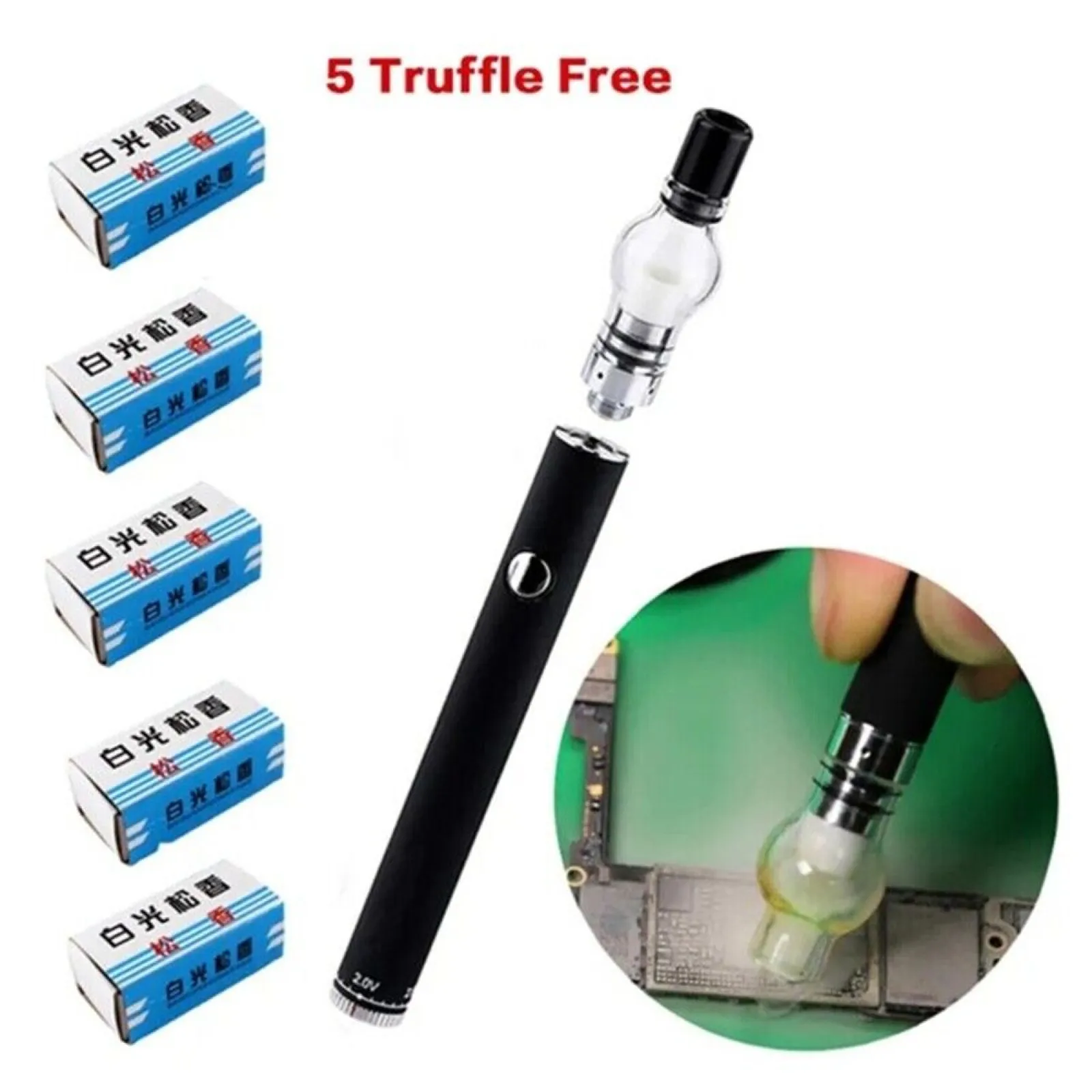 Rosin Atomizer Pen Motherboard IC Short Circuit Detector Rosin Pen Fast Detection Mobile Phone Soldering Iron Free Repair Tools