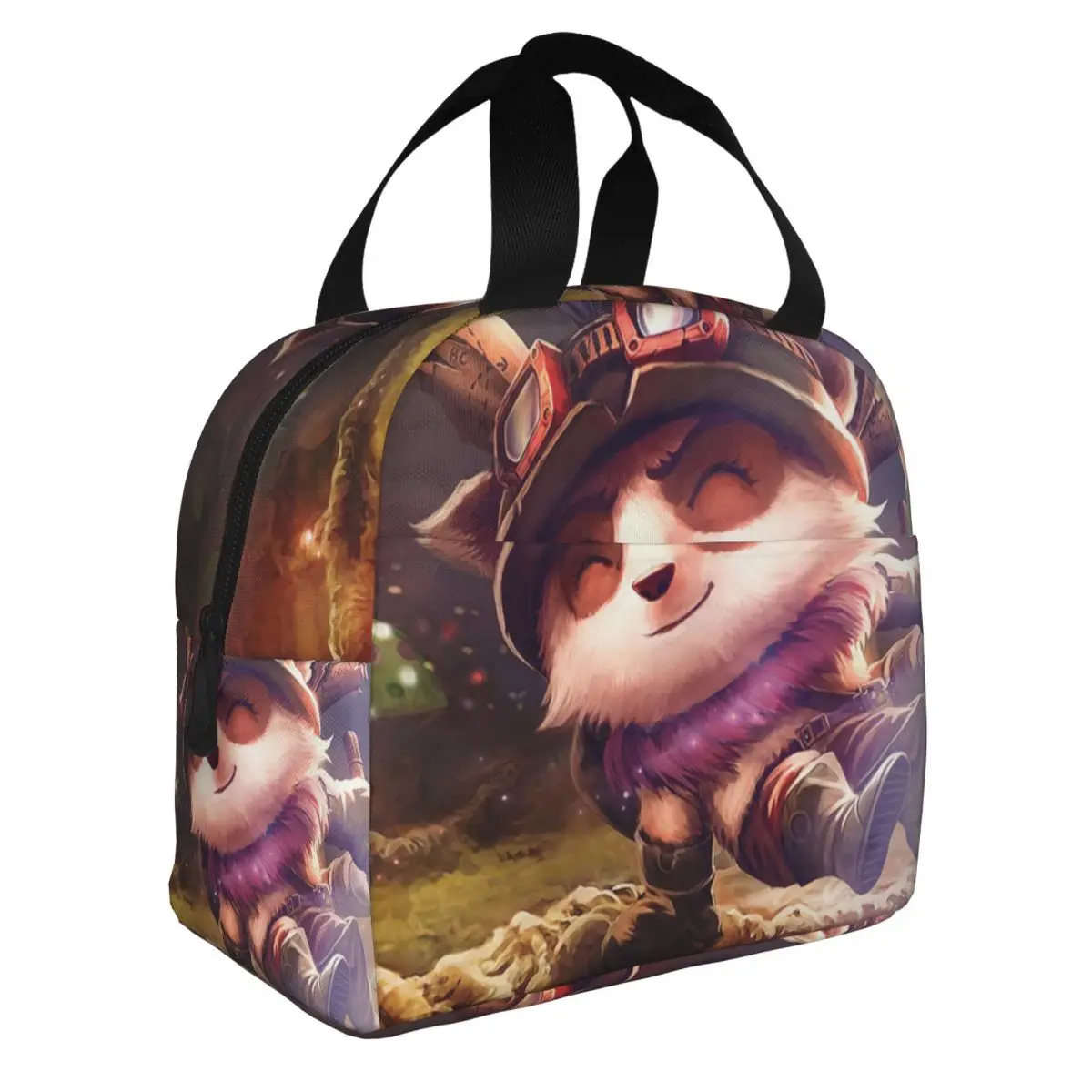 

League Of Legends Lunch Bento Bags Portable Aluminum Foil thickened Thermal Cloth Lunch Bag for Women Men Boy