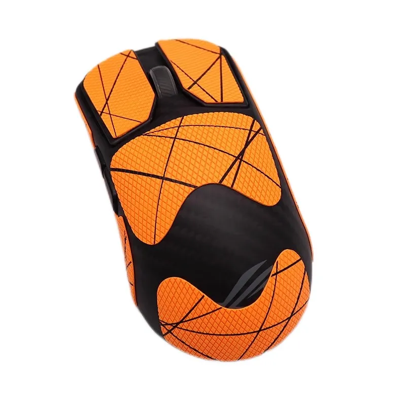 1세트 마우스 미끄럼 방지 스티커 ASUS ROG Harpe Ace Extreme 카본 파이버 마우스 논슬립 땀 방지 테이프 정교한 질감