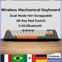 Wireless Mechanical Keyboard Hot-swappable Bluetooth Dual Mode Mini Keyboard Gaming Keyboard For Mens Gifts Mechanical Keyboard