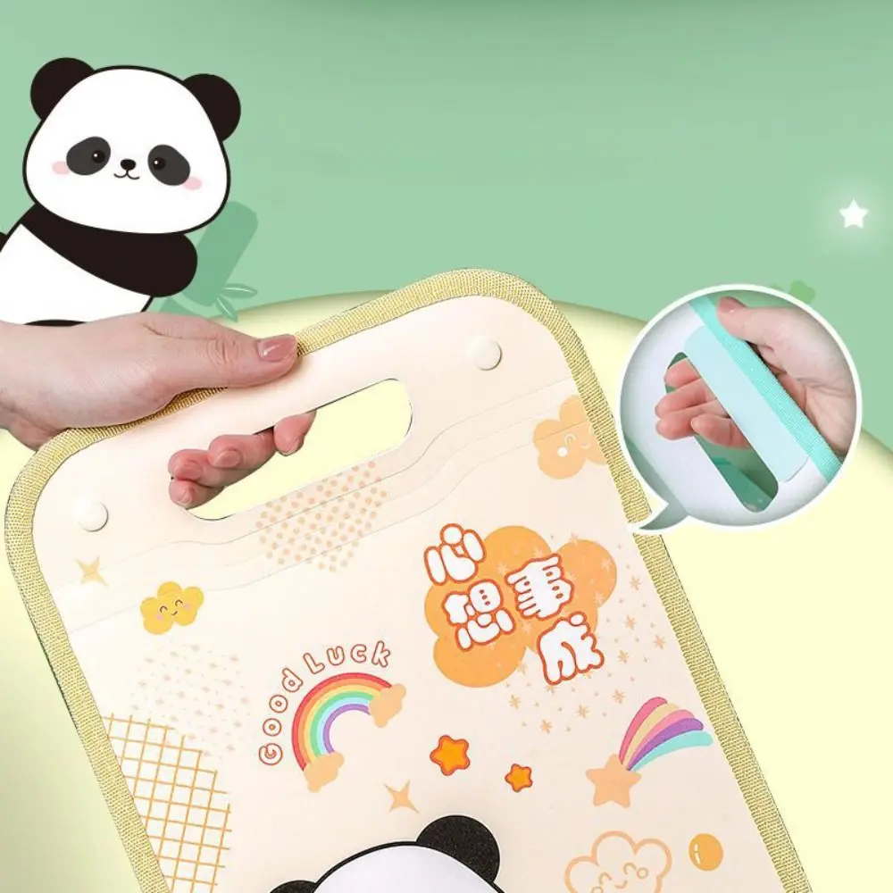 Cute Creative A4 File Folder Cartoon Waterproof File Organizer Large Capacity 13 Pockets Test Paper Storage Folder