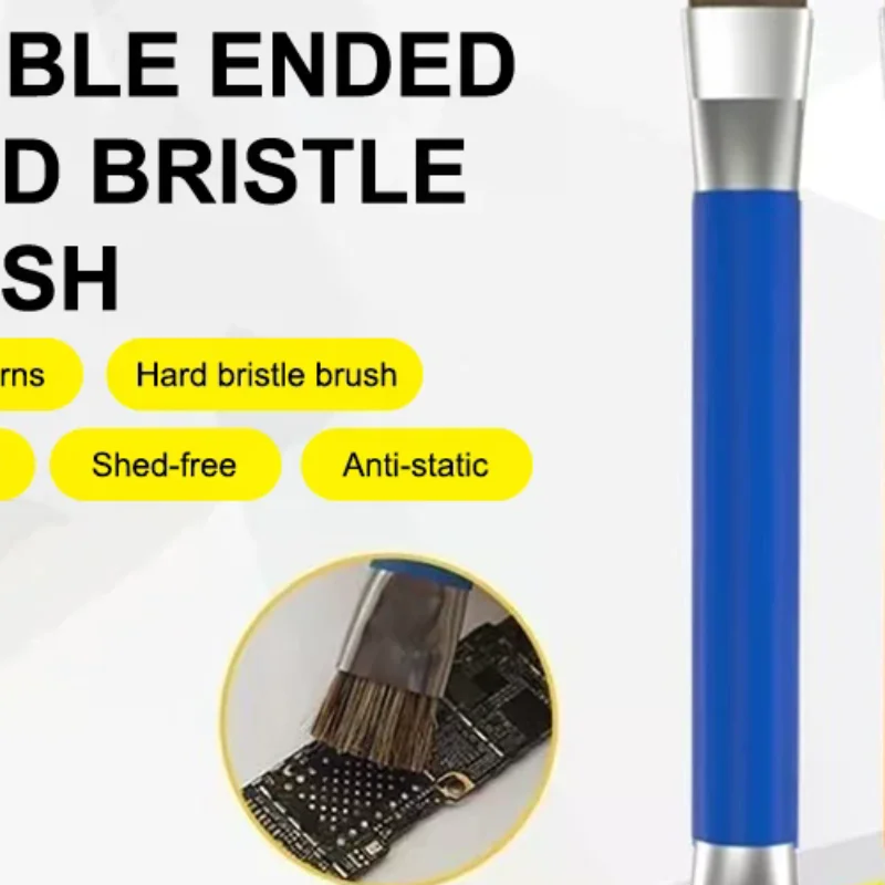Anti-Static PCB Cleaning Brush – Double Head Safe Brush For Phone & Motherboard Repair Tool Kit