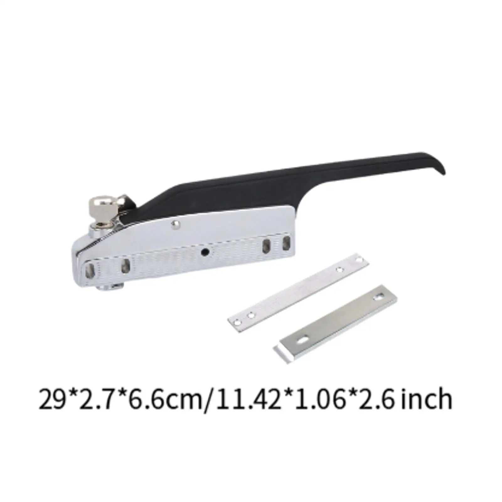 Durable Zinc Alloy Freezer Door Handle for Business Use with Magnetic Closure Easy Maintenance Cold Room
