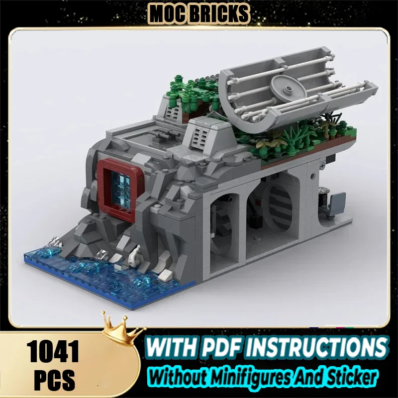 

Звездная модель фильма Moc, строительные кирпичи, маленький клон, выход, технология, модульные блоки, подарки, рождественские игрушки, наборы «сделай сам», сборка