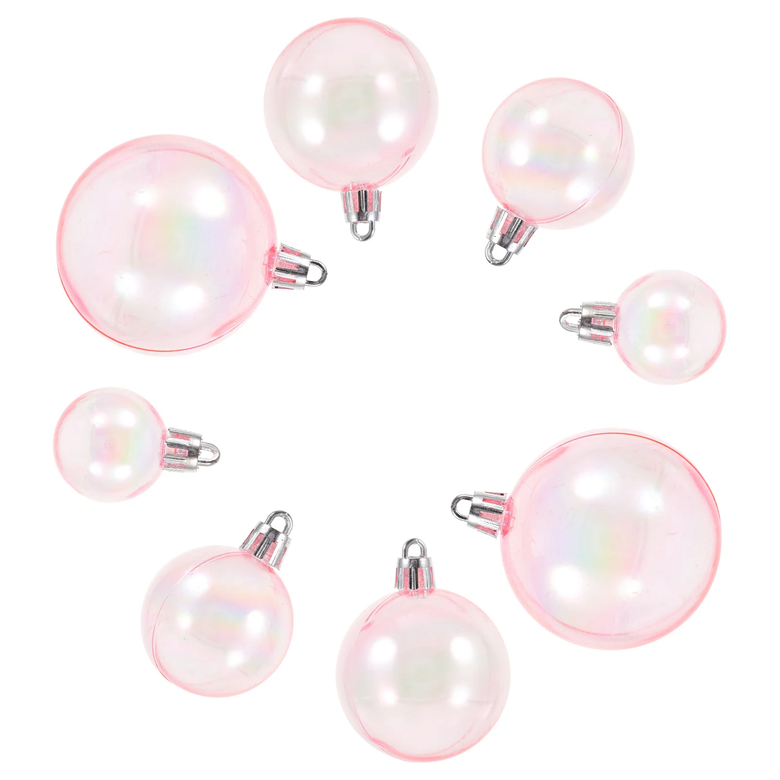 

40Pcs Christmas Ball Ornaments Plastic Xmas Tree Hanging Decor Party Festival Supplies Christmas Balls Xmas Hanging Balls