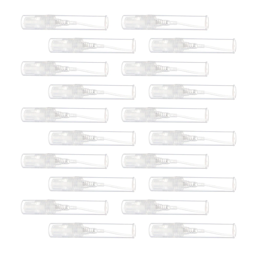 20Pcs Multipurpose Spray Bottles Non-Slip PP Material Convenient Travel Perfume Empty Bottles Lightweight Essential Oil Sub