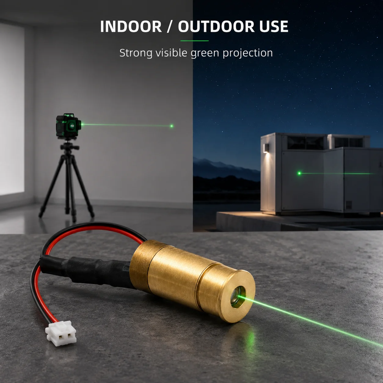 ZhonNa13*32mm  Module Horizontal Vertical Dot Starry Line USB Portable Strong Beam Indoor Outdoor Meter Accessories