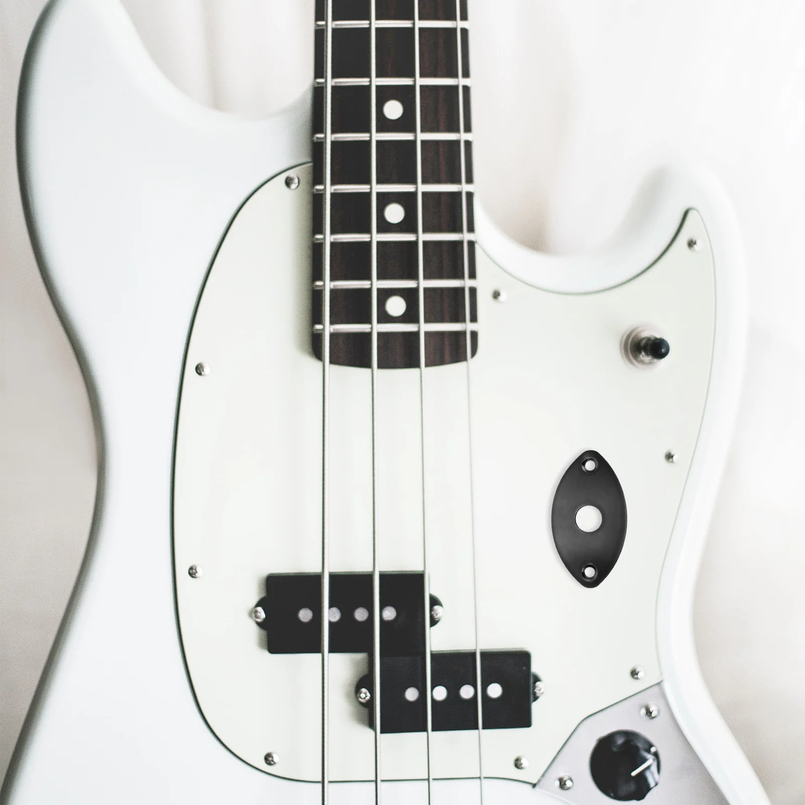 2 قطعة غطاء مقبس إخراج الجيتار المعدني الفاخر طويل الأمد واجهة باس يربك الملحقات غطاء مقبس الجيتار الكهربائي #2