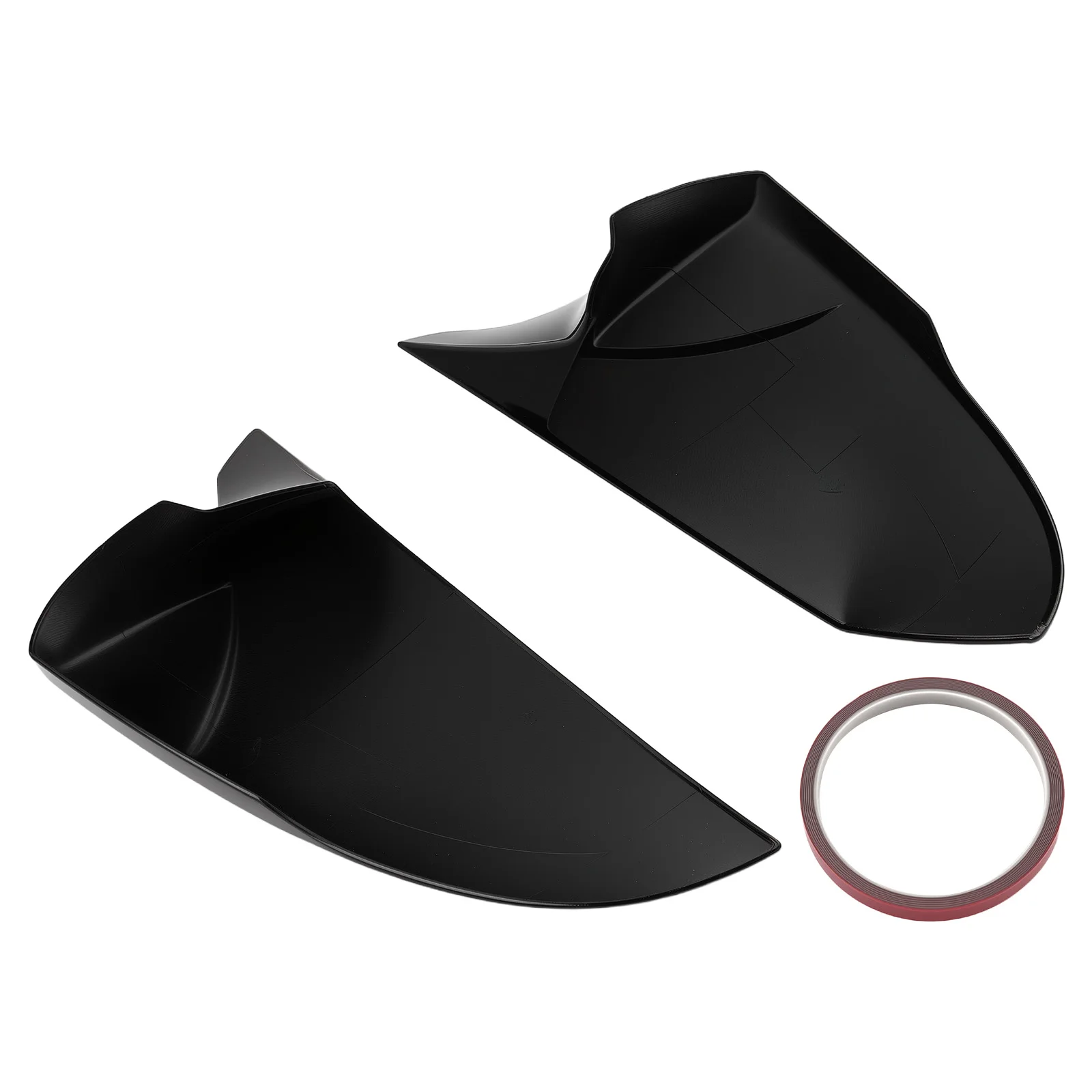 قبعات مرآة ABS سوداء لمجموعة زوج إشارة Hyundai Elantra N LED 2022-2024 #1