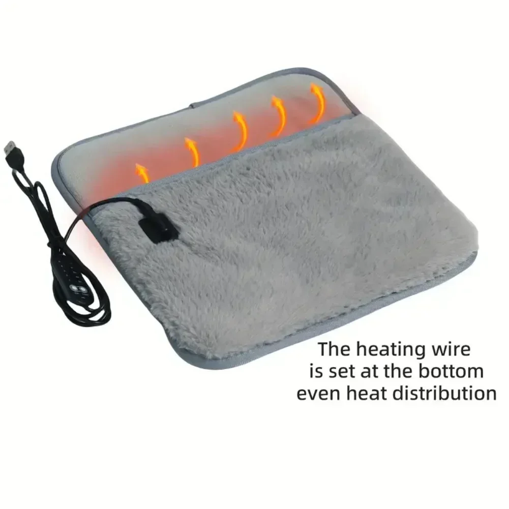 

Cozy USB Heating Pad×1 For Polar Fleece 30*30cm Adjustable Temperature 35°C To 55°C Cozy USB Heating Pad: 5 Temperature & Timers