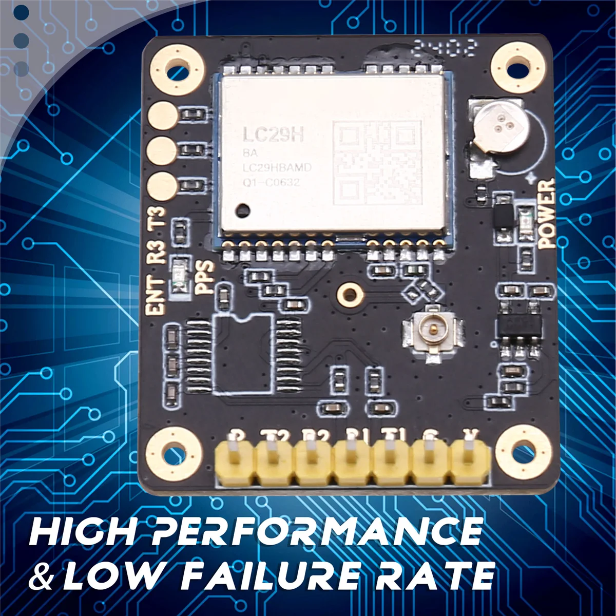 Hoge Precisie RTK Basisstation Board Quectel LC29H Dubbele Frequentie L1/L5 Positionering Module Uitgang RTCM Data LC29HBA-AB01